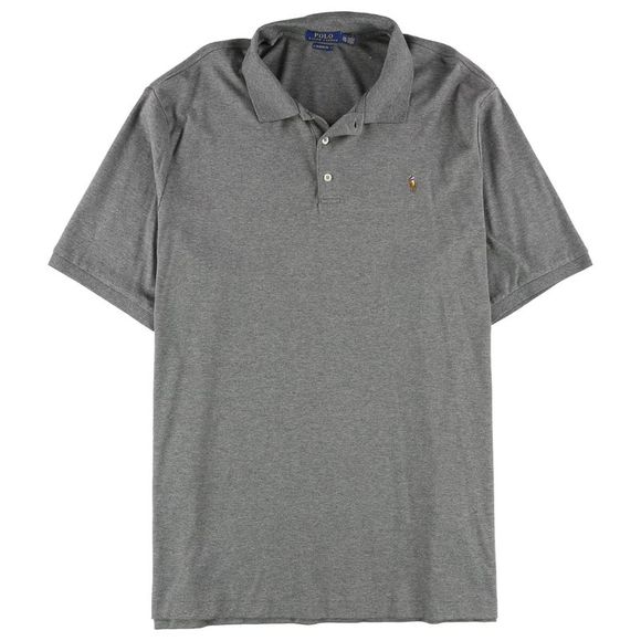 Ralph Lauren Shirts Ralph Lauren Mens Classic Rugby Polo Shirt Grey